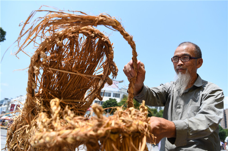 中國龍文化代表性傳承的沐川草把龍逆流而上